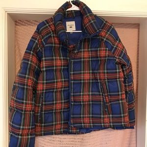 JW Anderson Uniqlo Plaid puffer Jacket